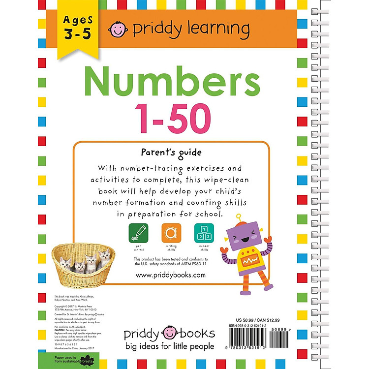 Wipe Clean Workbook: Numbers 1-50 - Ảnh 5
