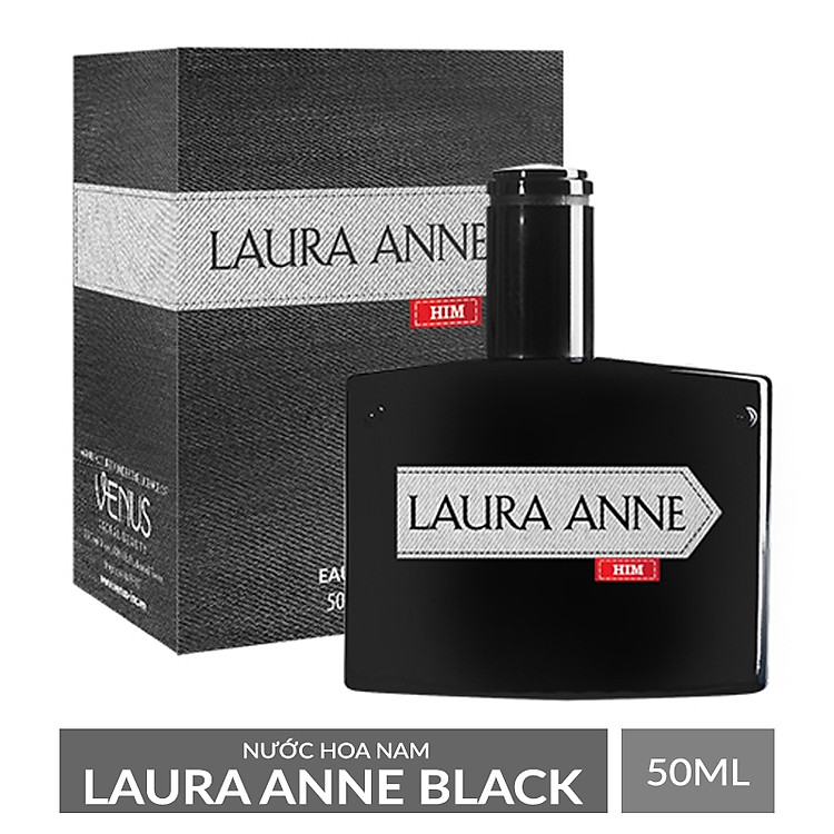 Nước Hoa Nam Laura Anne Black (50ml)