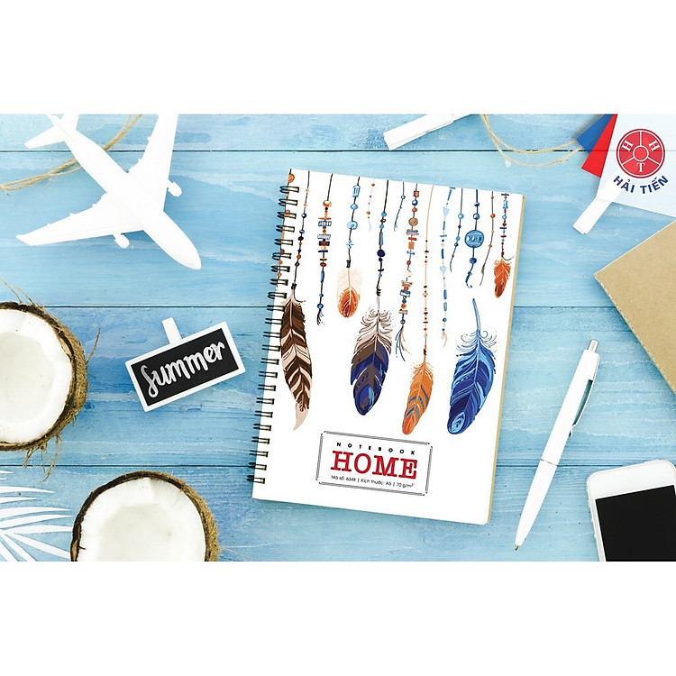 Sổ Lò Xo Kép Bìa Bồi Cao Cấp Home A5 (200 trang) - Ảnh 4