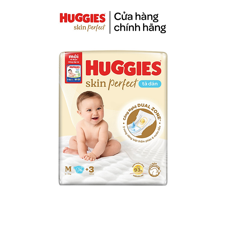 Mua Combo 3 Tã Huggies Skincare Jumbo Chính hãng Giá rẻ - Hình ảnh 3