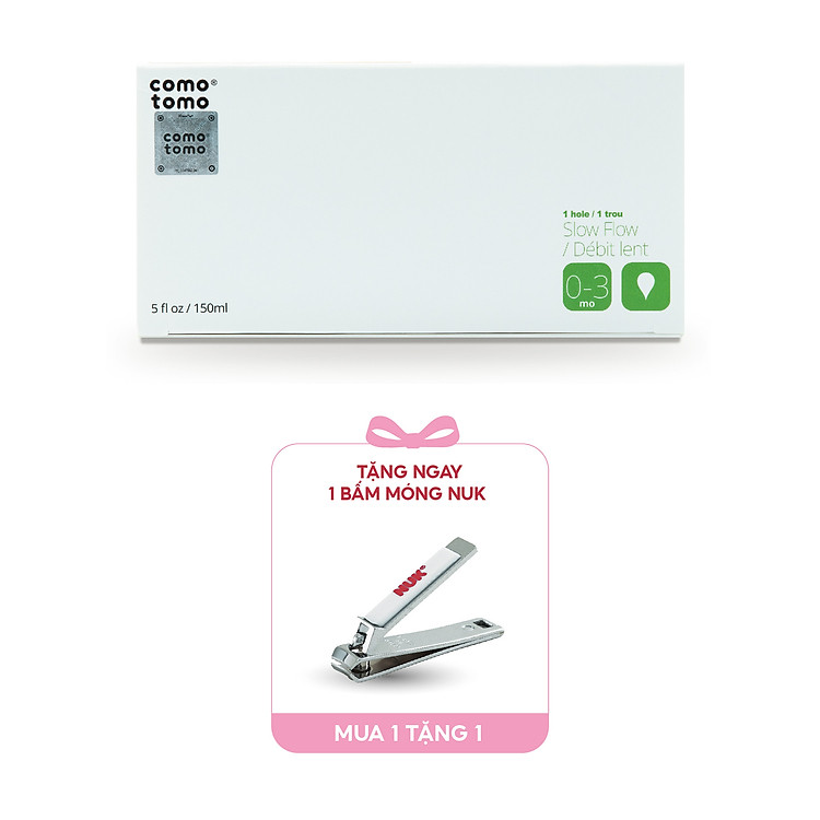 Mua Bộ bình sữa silicone Comotomo 150ml - Xanh Chính hãng Giá tốt - Hình ảnh 5