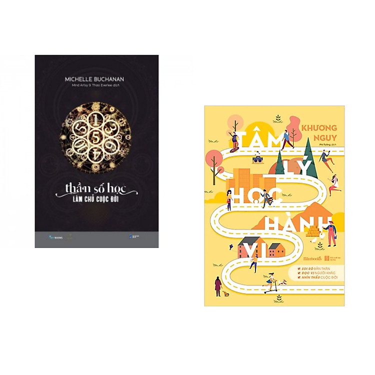 Combo 2Q: Thần Số Học - Làm Chủ Cuộc Đời+ Tâm Lý Học Hành Vi / Sách tư duy thay đổi cuộc sống/ (Tặng kèm Bookmark Happy Life)