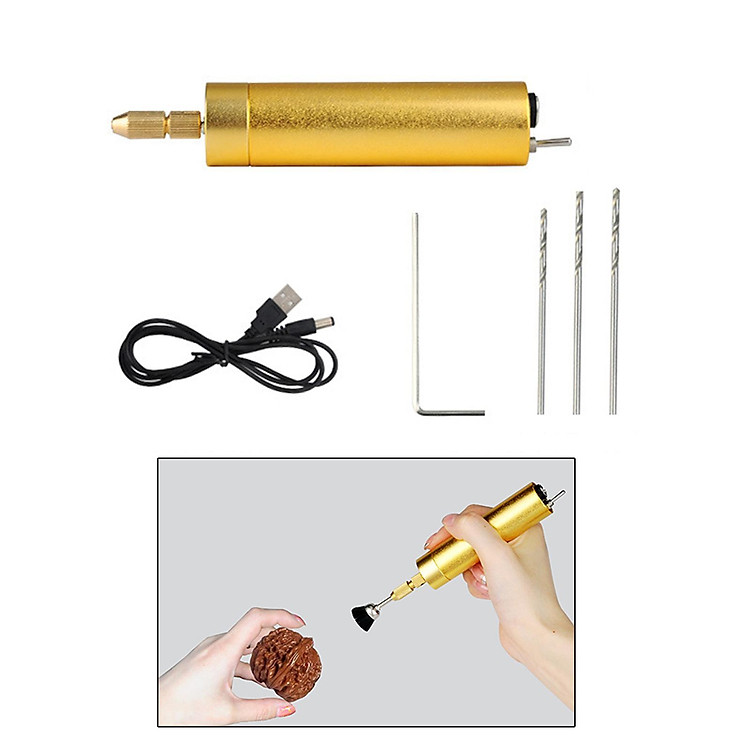 Micro Electric Hand Drill Screwdriver Electric Motor Hand Drill for Work PCB Board