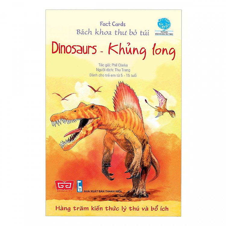 Sách Fact Cards - Bách Khoa Thư Bỏ Túi - Dinosaurs - Khủng Long