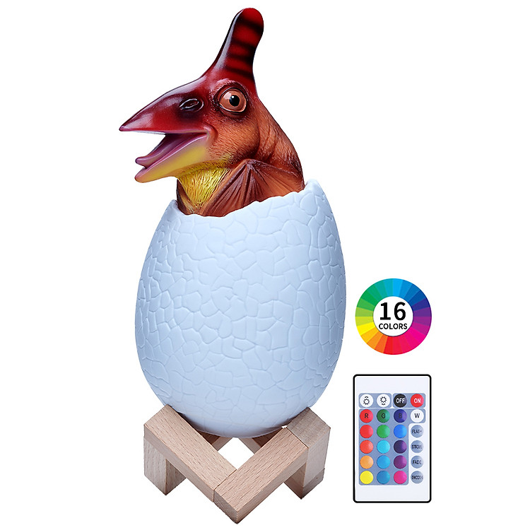 Bedside Night Lights Portable Car Furnishing Articles 3D Dinosaur Lamp LED Light Kids Bedroom Table Lamp