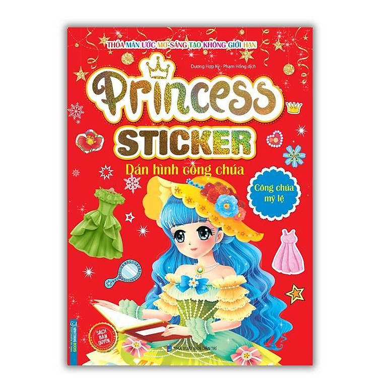 Princess Sticker – Dán Hình Công Chúa – Công Chúa Mỹ Lệ
