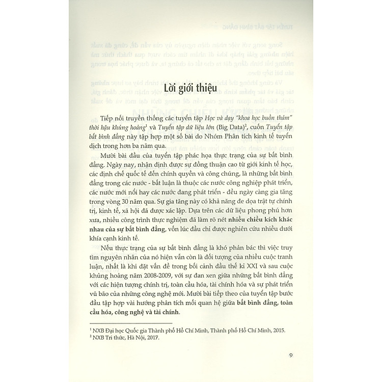 Tuyển Tập Bất Bình Đẳng - Ảnh 2