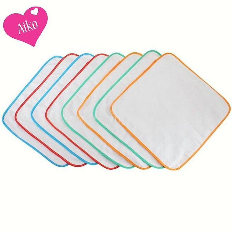 Tấm lót sơ sinh chống thấm Aiko 8 cái Chính hãng Giá tốt - Hình ảnh 4