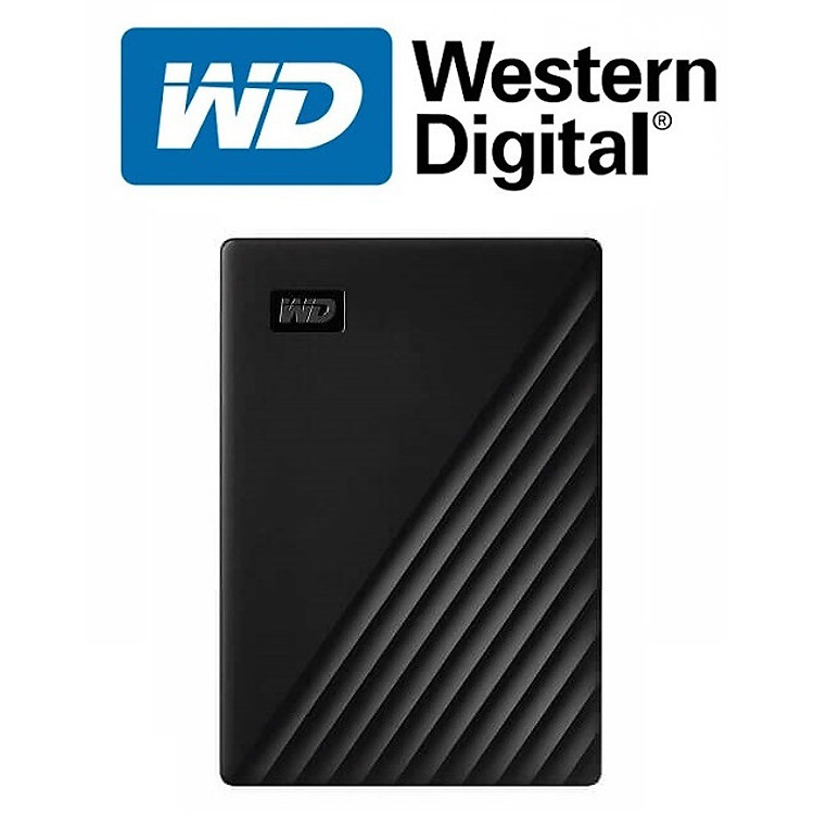 Ổ Cứng Di Động WD My Passport 4TB Màu Đen Model 2019 - Hàng Nhập Khẩu