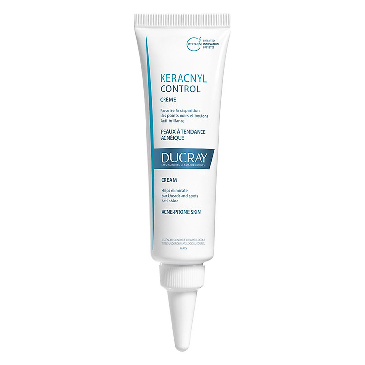 Kem Dưỡng Cho Da Nhờn Mụn Ducray Keracnyl Control Cream (30ml)