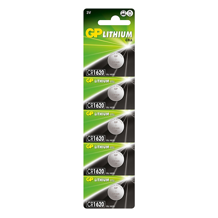 Pin Lithium Button Gp Batteries (5 Viên / Vỉ)