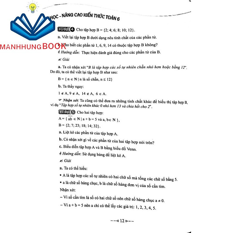 Tự Học Nâng Cao Kiến Thức Toán Lớp 6 - Ảnh 6