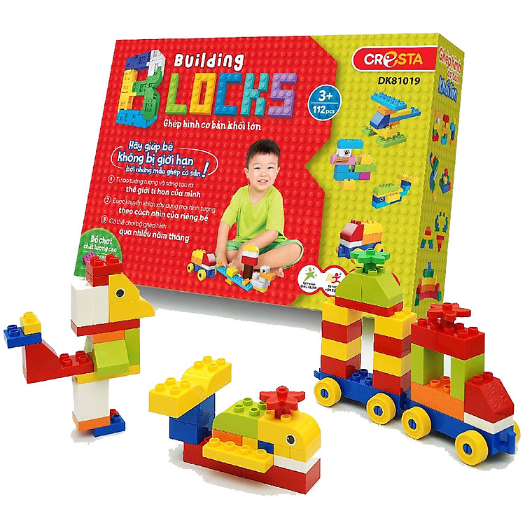 Đồ Chơi Ghép Hình Cơ Bản Cresta Chính hãng Ưu đãi - Hình ảnh 4