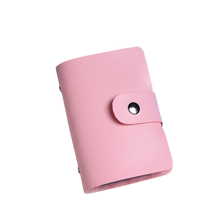 Ví Đựng Thẻ Unisex Bằng Da PU (24 Ngăn)