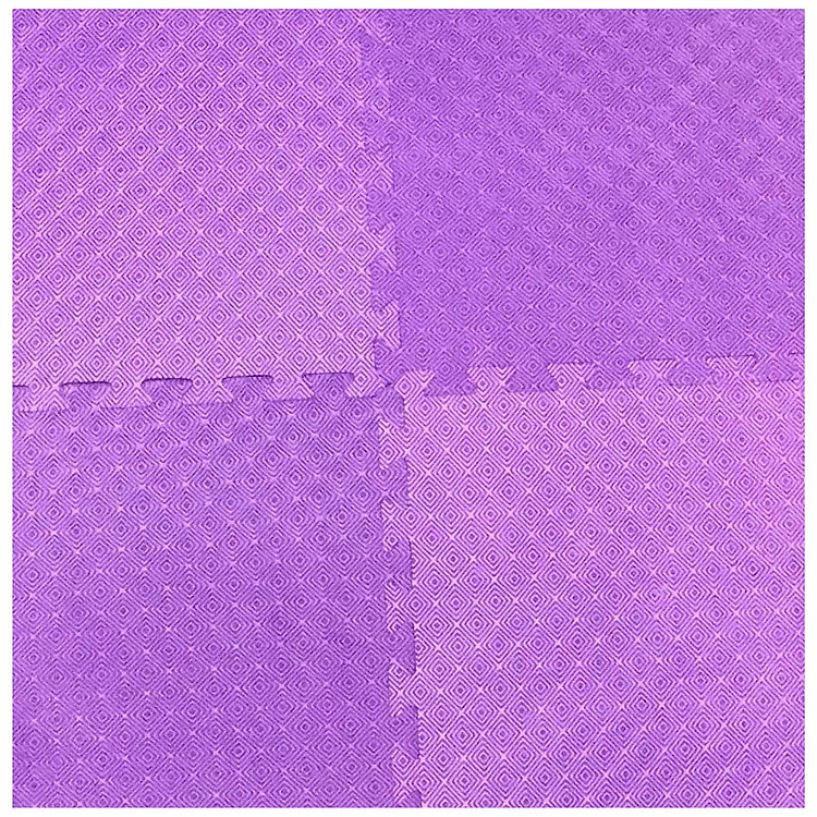 Bộ 4 thảm xốp lót sàn tím Chính hãng Tiết kiệm - Hình ảnh 3