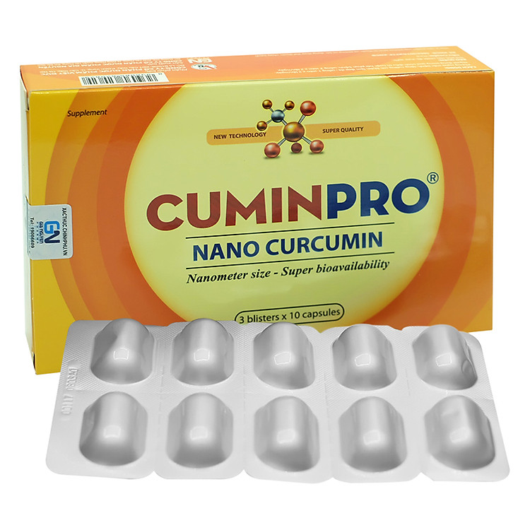 Thực Phẩm Chức Năng Viên Uống Nano Cumin Pro C004 (30 Viên)