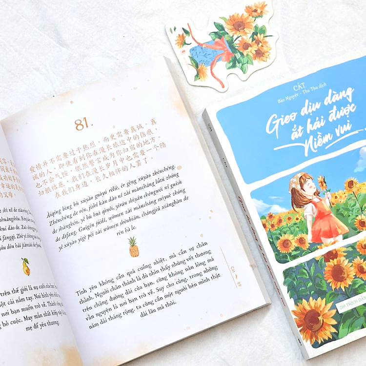 Gieo Dịu Dàng Ắt Hái Được Niềm Vui - 200 Trích Dẫn Song Ngữ Trung - Việt Có Phiên Âm - Ảnh 6