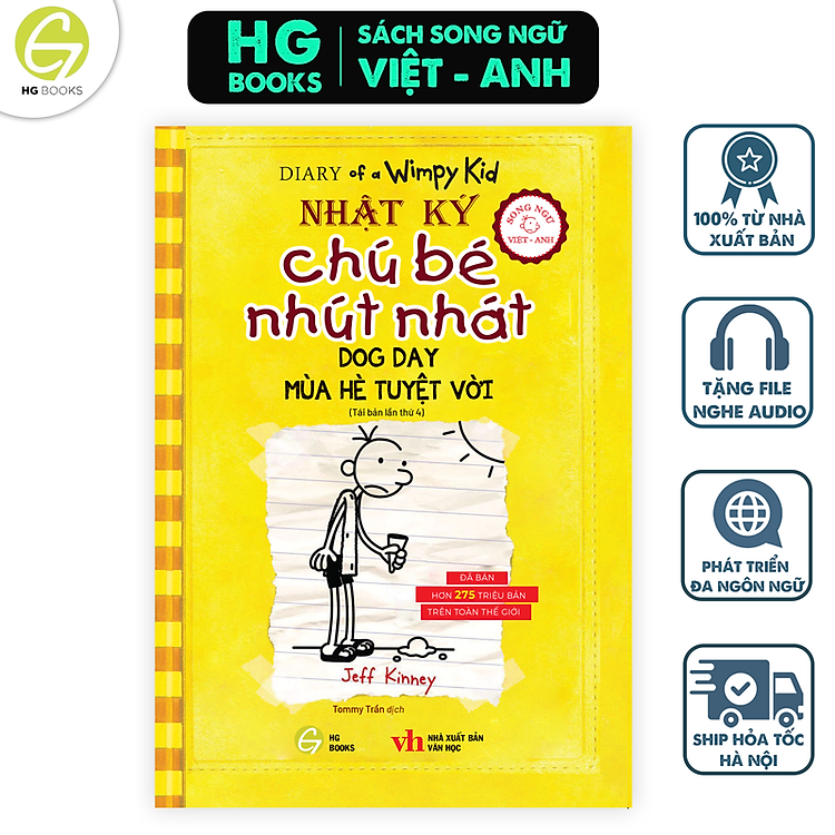 Nhật Ký Chú Bé Nhút Nhát song ngữ Việt-Anh (Tập 4)