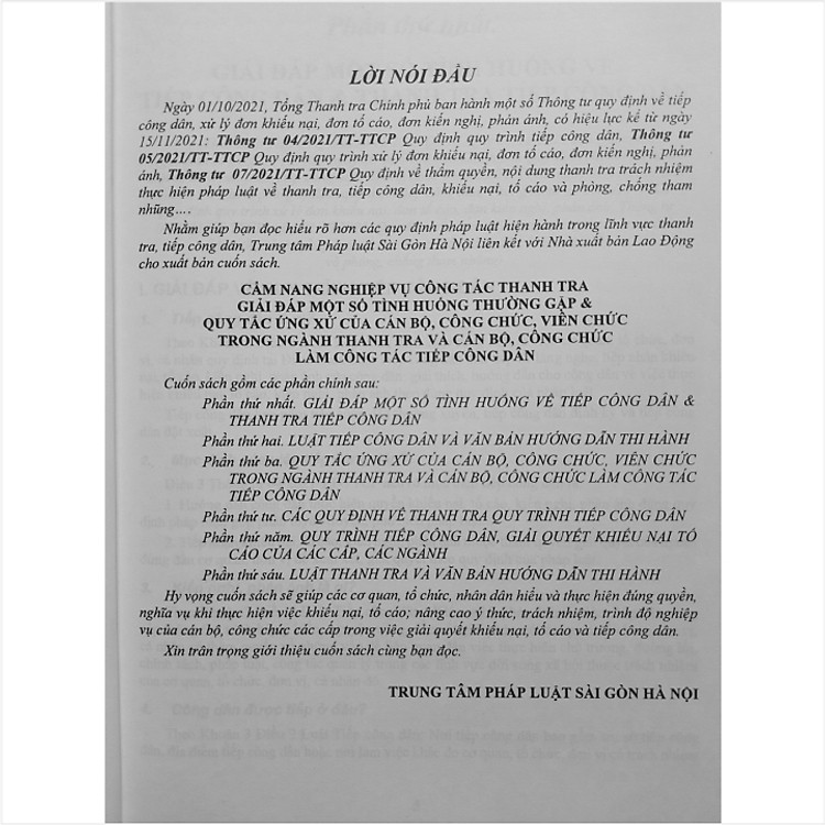 Cẩm Nang Nghiệp Vụ Công Tác Thanh Tra – Giải Đáp Một Số Tình Huống Thường Gặp - Ảnh 3
