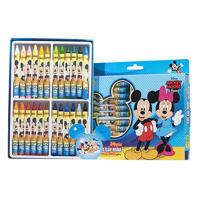 Bút Sáp Màu Thiên Long CR-C030/MI (24 màu) - Ảnh 2