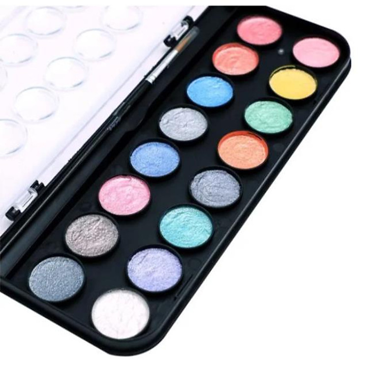 Bộ Màu Nước Nhũ Mont Marte (16 màu)