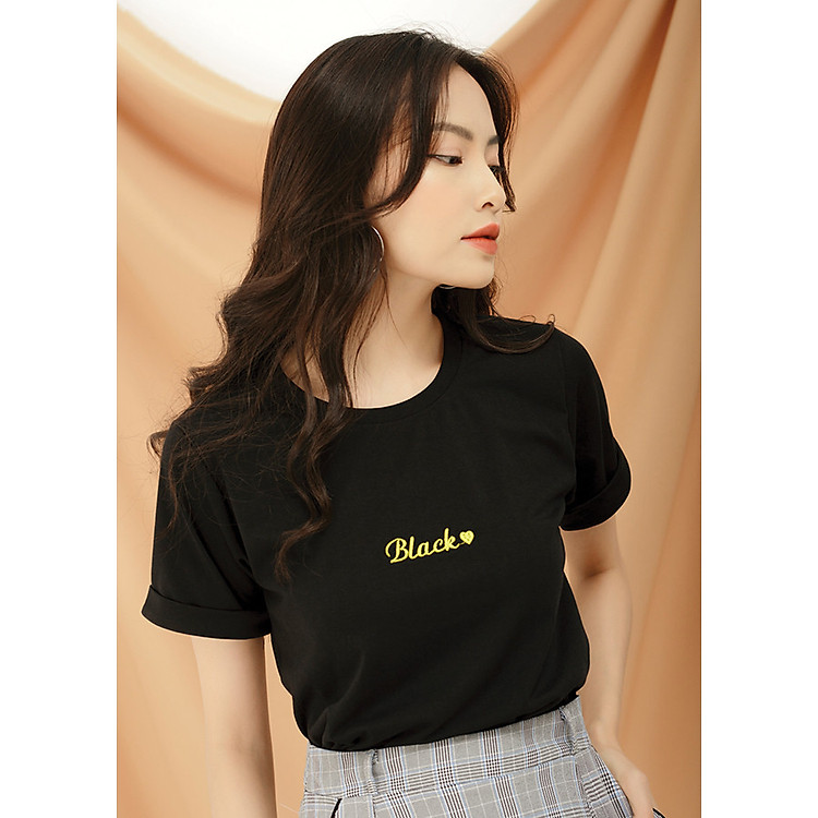 Áo Thun Nữ Thêu Color GUMAC AT09904