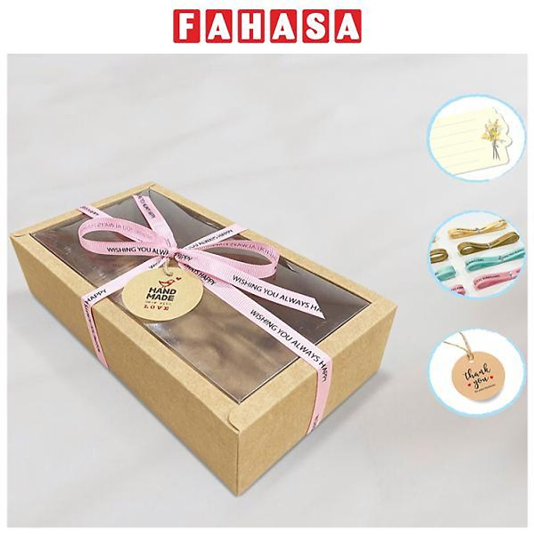 Hộp Quà Kraft Xếp Hình Chữ Nhật (20 x 10 x 6 cm)