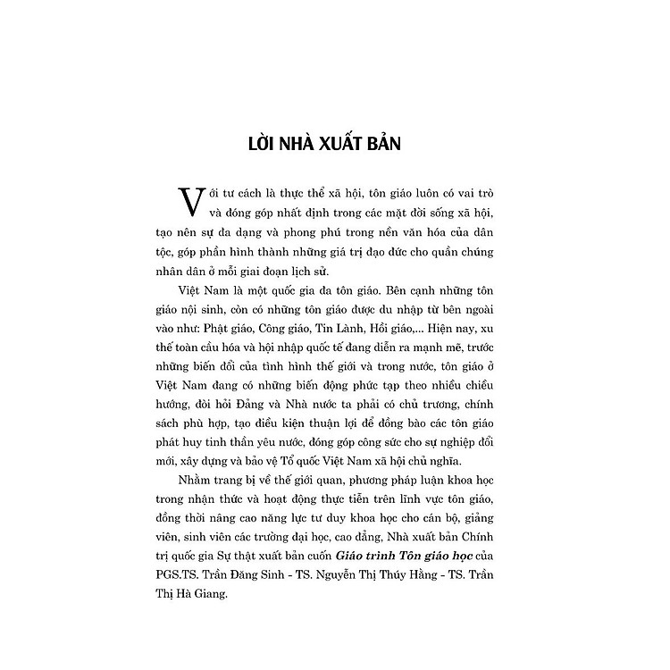 Giáo trình tôn giáo (bản in 2024) - Ảnh 2