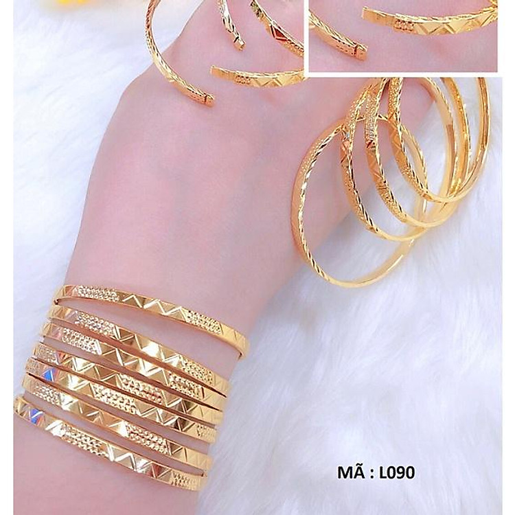 Bộ ximen 4li, khóa lưỡi gà mạ vàng 18K giống thật 99,9% BỘ 7 VÒNG XIMEN KHÓA GÀI NHƯ VÀNG THẬT CAO CẤP