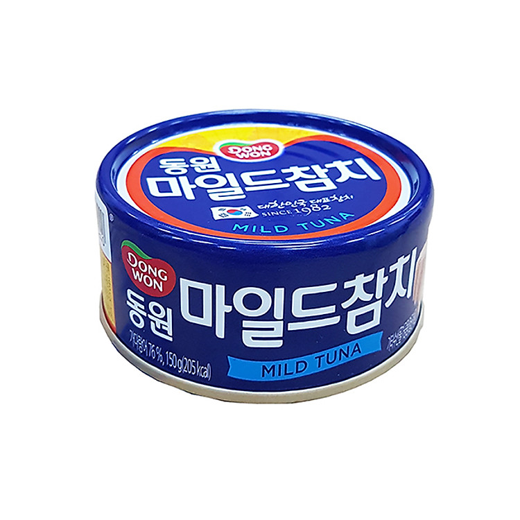 Cá Ngừ Dongwon Hàn Quốc Không Cay (150g/hộp)