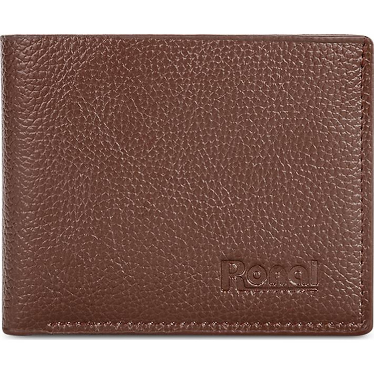 Ví Nam Da PU Ronal Cao Cấp (12 x 10 cm) - Da Bò