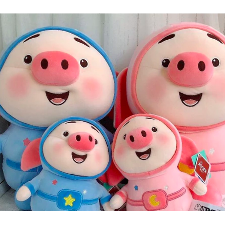 Thú nhồi bông heo phi hành gia 20cm Chính hãng Tiết kiệm - Hình ảnh 3