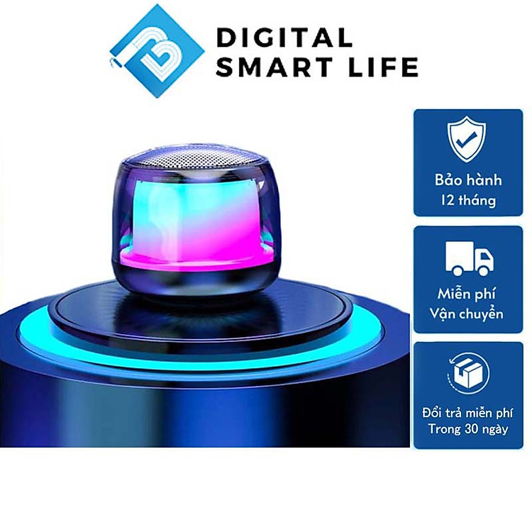 Loa Bluetooth Mini Không Dây Smart Speaker S9 Có Đèn LED Cầm Tay Giá Rẻ Treble Rời Nghe Nhạc Công Suất Lớn Hát Karaoke Vi Tính Tương Thích Với Điện Thoại Máy Tính
