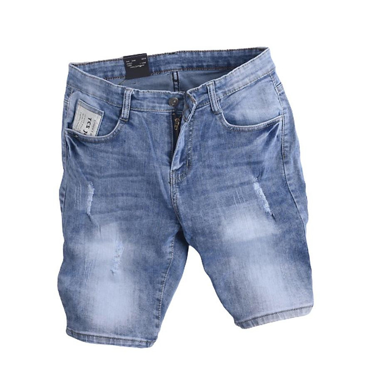 Quần Short Jean Nam Cao Cấp - Xanh Xám