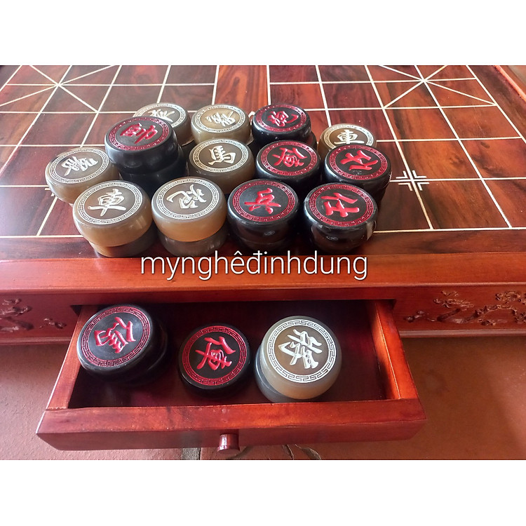 Mua tại Tiki: Bộ cờ tướng sừng trắng đen sang trọng Chính hãng Tiết kiệm