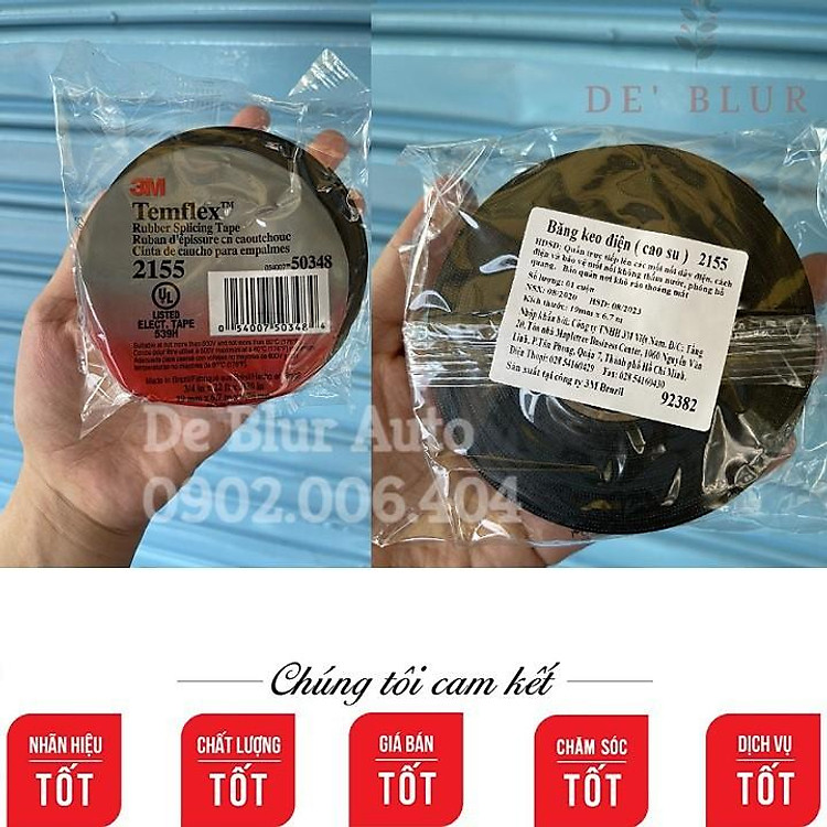 Băng Keo Điện Hạ 3M Temflex 2155 (19mm x 6.7m) - Ảnh 5