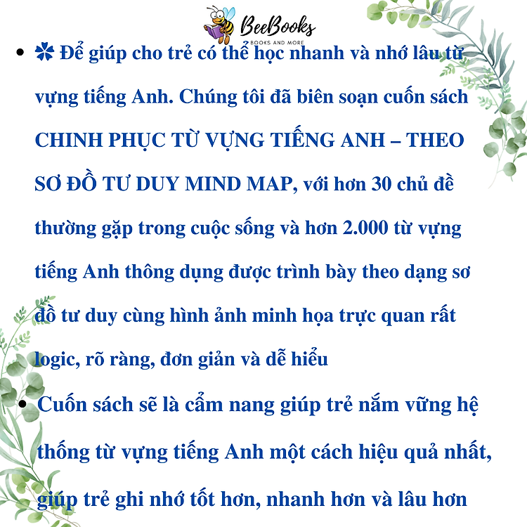 Bé Chinh Phục Từ Vựng Tiếng Anh (Có File Âm Thanh) - Theo Sơ Đồ Tư Duy Mind Map - Ảnh 7