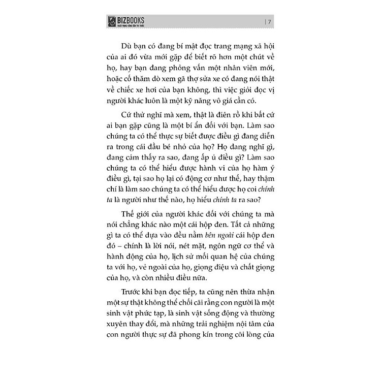 Đọc Vị Con Người Như Đọc Một Cuốn Sách – Hướng Nghiệp Và Phát Triển Bản Thân - Ảnh 4