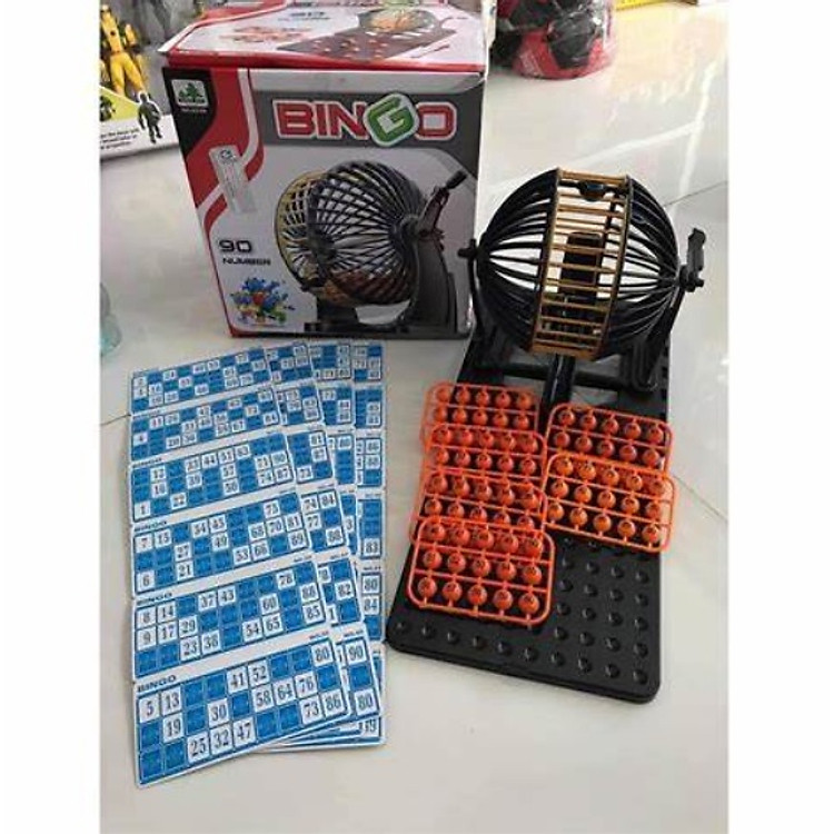 Bộ Lồng Quay Bingo 90 Số Tặng Móc Khóa Chính hãng Giá tốt - Hình ảnh 5