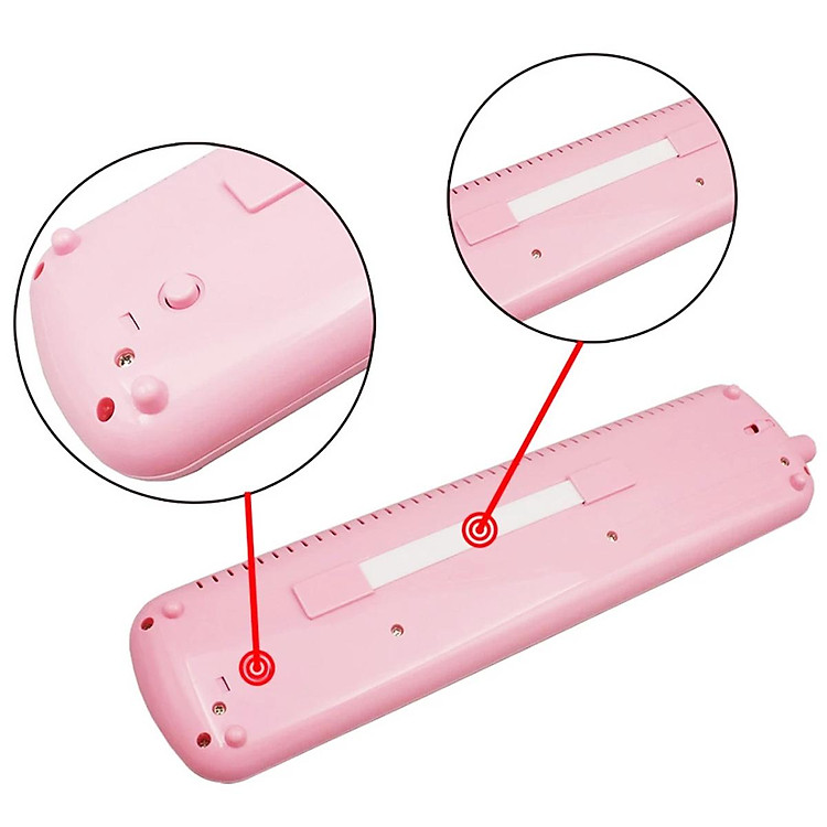 Kèn Melodica 32 Phím - Màu Hồng Chính hãng Giá rẻ - Hình ảnh 5