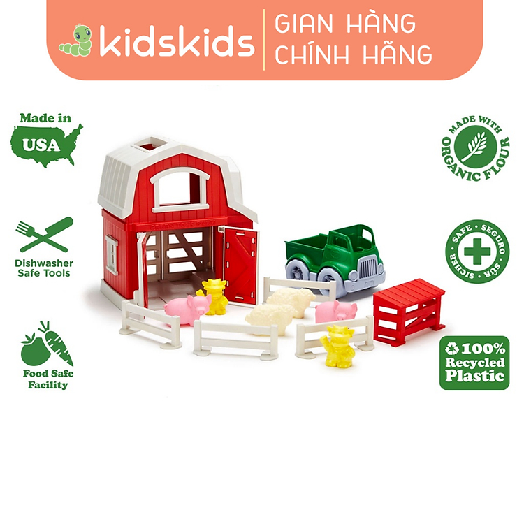 Bộ Đồ Chơi Trang Trại Green Toys Chính hãng Tiết kiệm