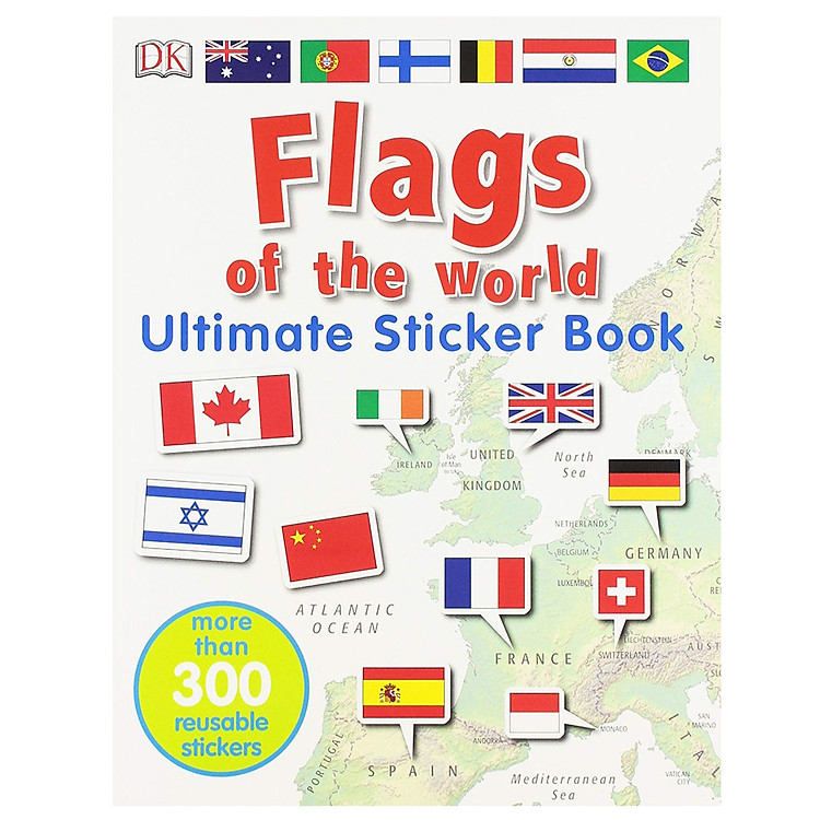 Sách Ultimate Sticker Book Flags Of The World