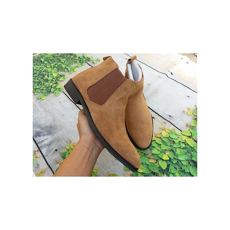 Giày boots nam phong cách cao bồi -gl0059