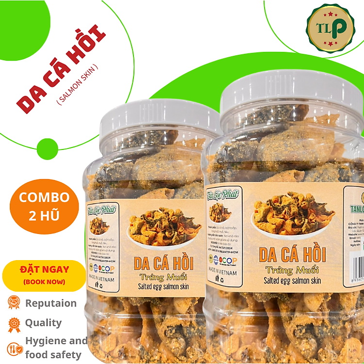DA CÁ HỒI TÂN LỘC PHÁT COMBO 2 HŨ - MỖI HŨ 400G