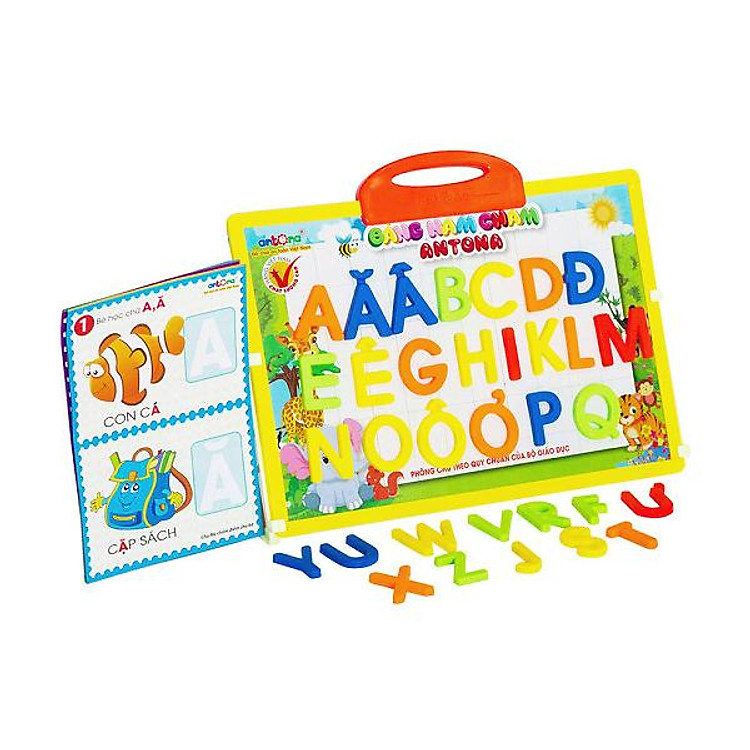 Bảng Học Nam Châm Giúp Bé Học Chữ Hoa,Tiếng Anh Antona