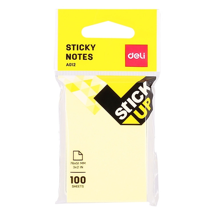 Giấy Nhắn Deli A01202 – Vàng