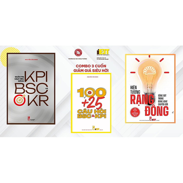 Combo sách BSC, KPI và Quản trị mục tiêu