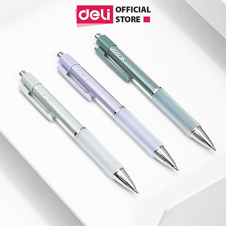 Bút Bi Nước Gel Deli NS645 Ngòi 0.5mm (4 màu)