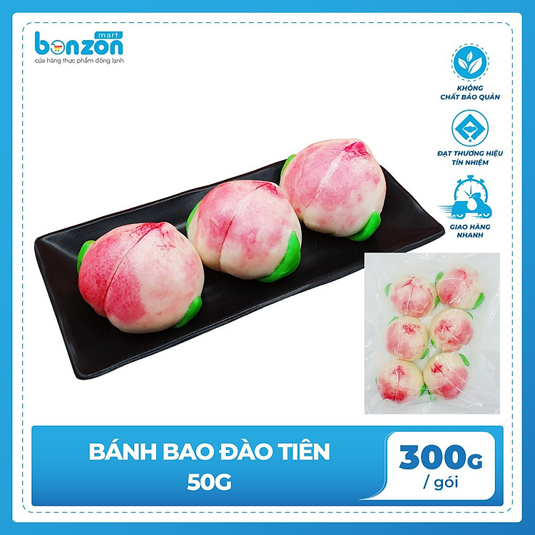 BÁNH BAO ĐÀO TIÊN 50G (300G)