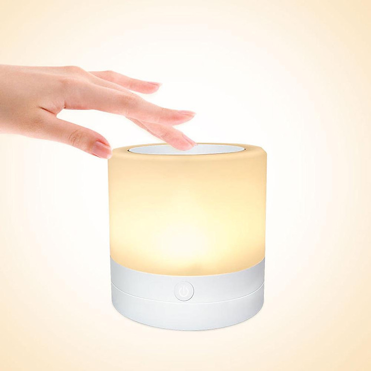 7Colors Change USB Rechargeble Led Touch Night Light Table Bedside Nursing Lamp
